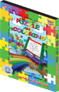 Picture of Farm Animals (Puzzle Assembly and Coloring) for Kids